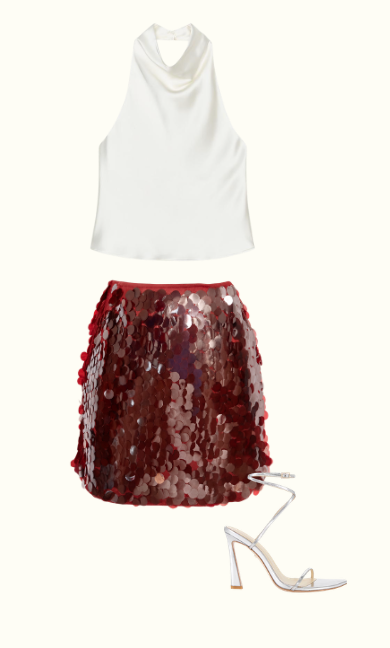Cecile Sequin Skirt