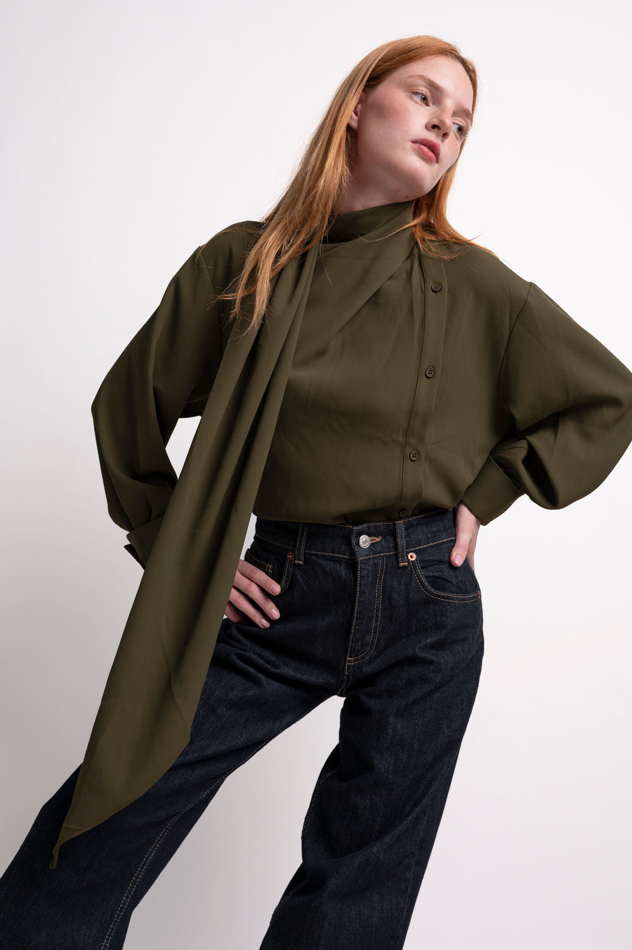Sonic Scarf Blouse